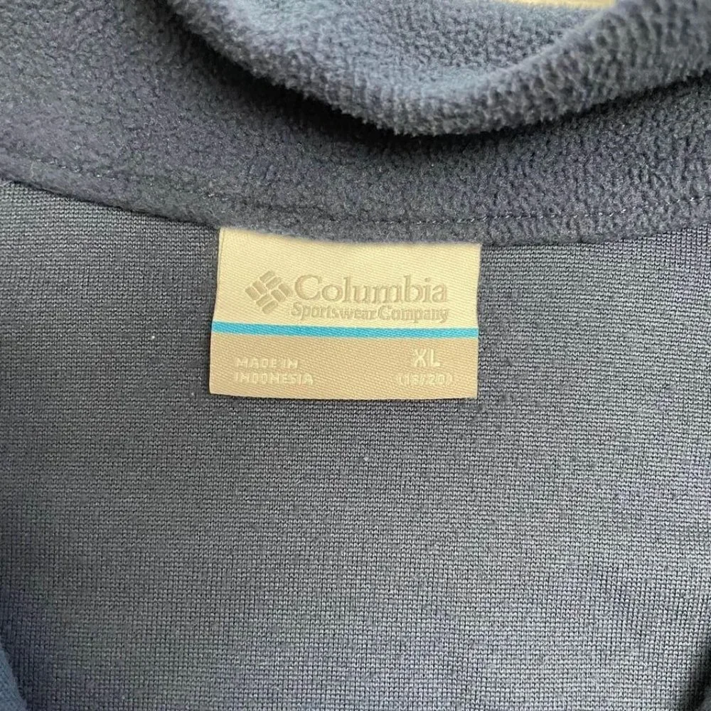 columbia boys fleece‎ pullover xl 18/20